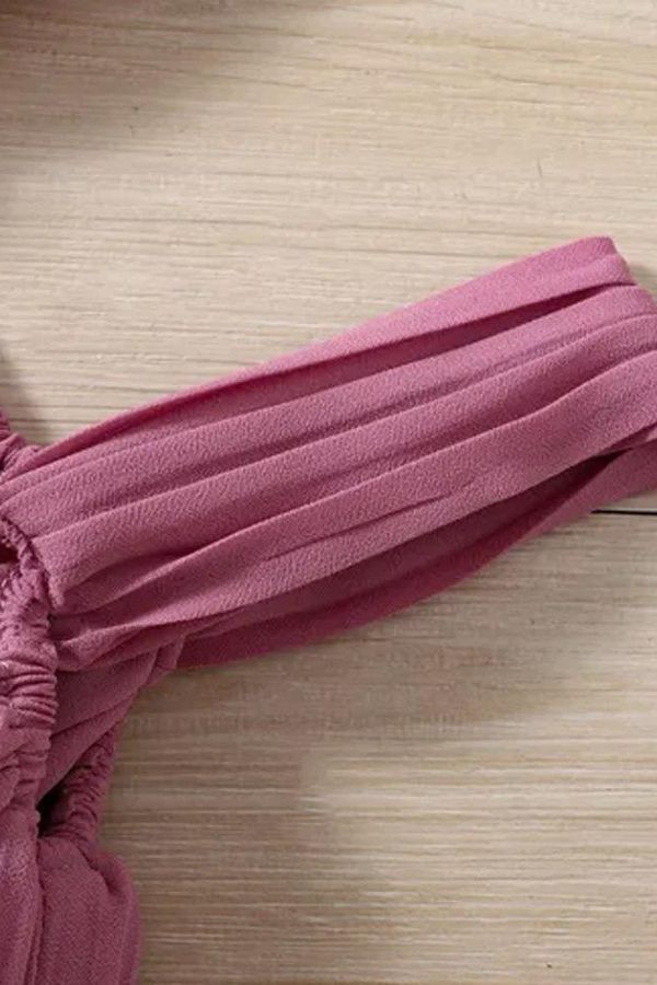 Mauve Stylish Girls Summer Dress - Navvi.in