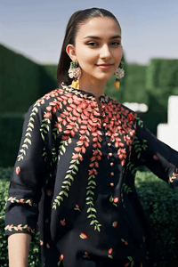 Midnight Bloom Coord Set - Navvi.in