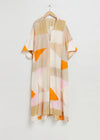Mimosa Silk Crepe Kaftan - Navvi.in