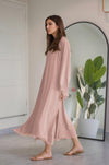 Minimalist Blush Peach Co - ord set - Navvi.in