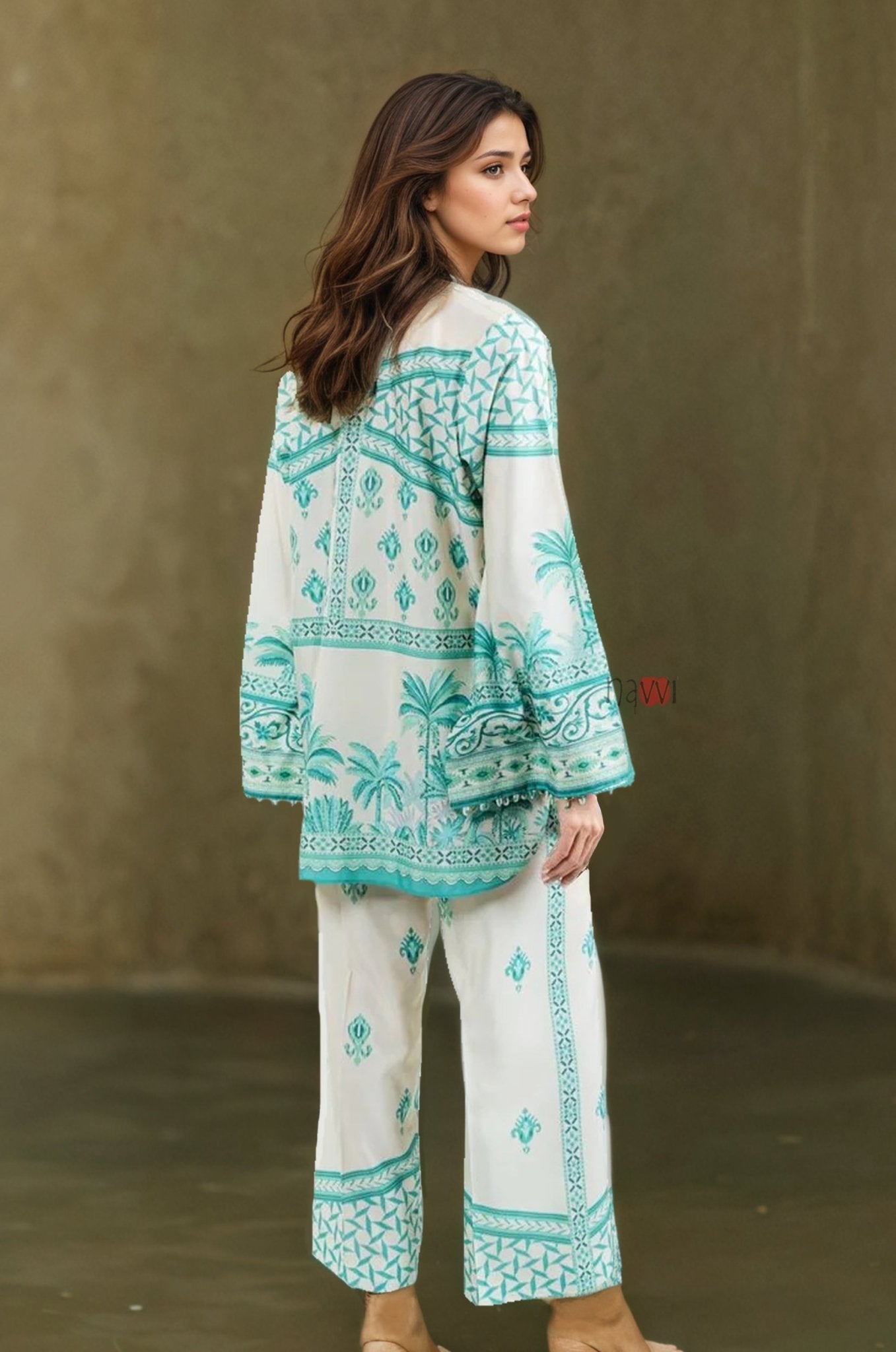 Mint Oasis Coord Set - Navvi.in