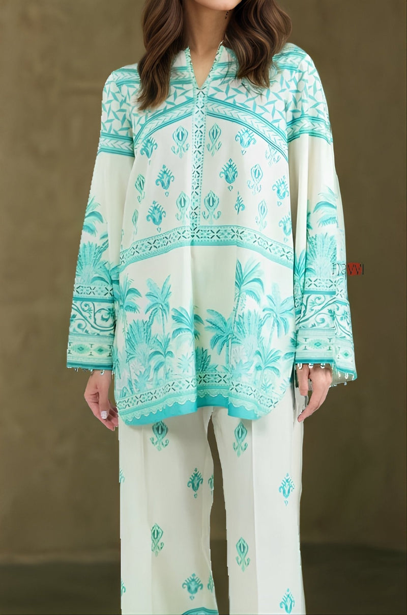 Mint Oasis Coord Set - Navvi.in