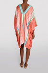 Modern Silk Kaftan Dress - Navvi.in