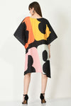 Multicolor Short Kaftan Dress - Navvi.in