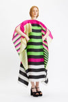 Multicolor Stripe Long & Wide Kaftan - Navvi.in