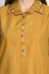 Mustard Thread Work Coord Set - Navvi.in