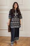 Designer Black Embroidered Occasion Wear (Dupatta Not included)