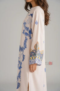 Luxury Floral Print Evening Dress