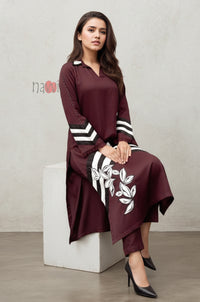Maroon Ethnic Kurta