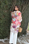 Floral Harmony Cape Shirt