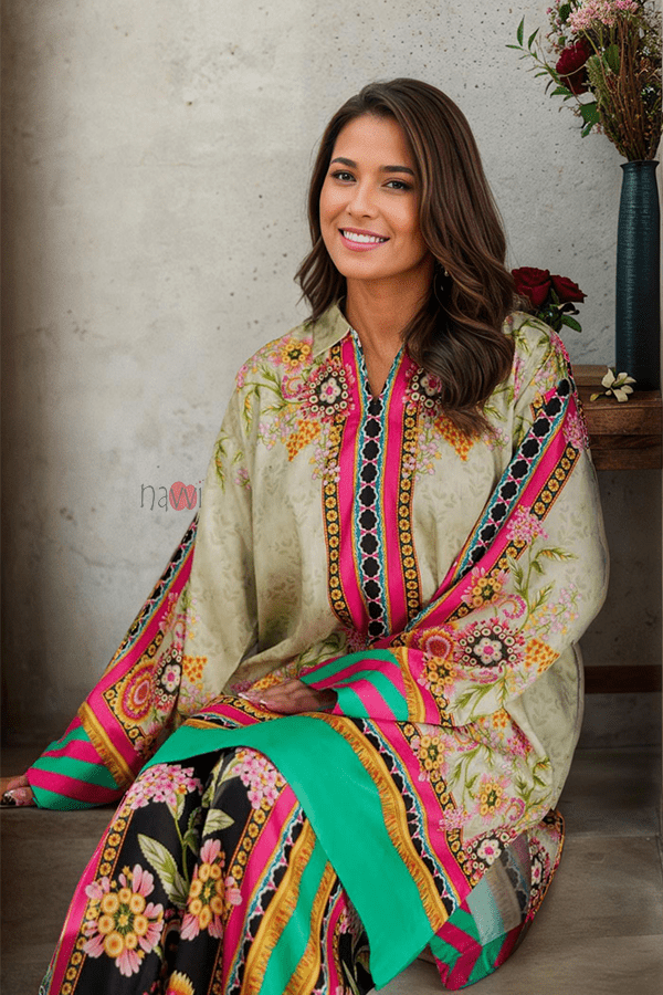 Nectar Soft Muslin Coord Set - Navvi.in