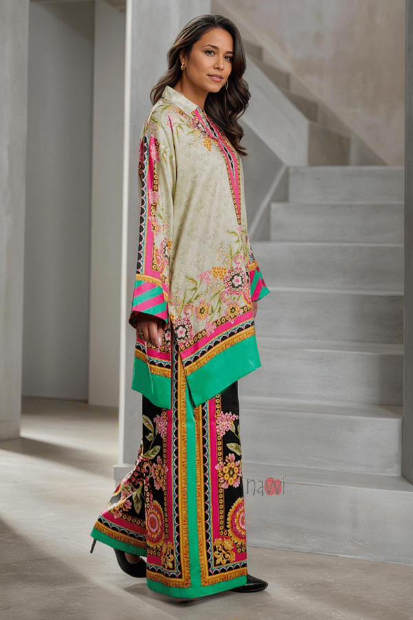 Nectar Soft Muslin Coord Set - Navvi.in