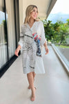 Newspaper Print Shirt - Navvi.in