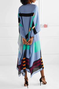 Ocean Breeze Silk Kaftan