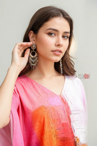 Floral Print Kaftan Maxi Dress Beach Poolside