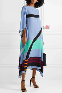 Ocean Breeze Silk Kaftan