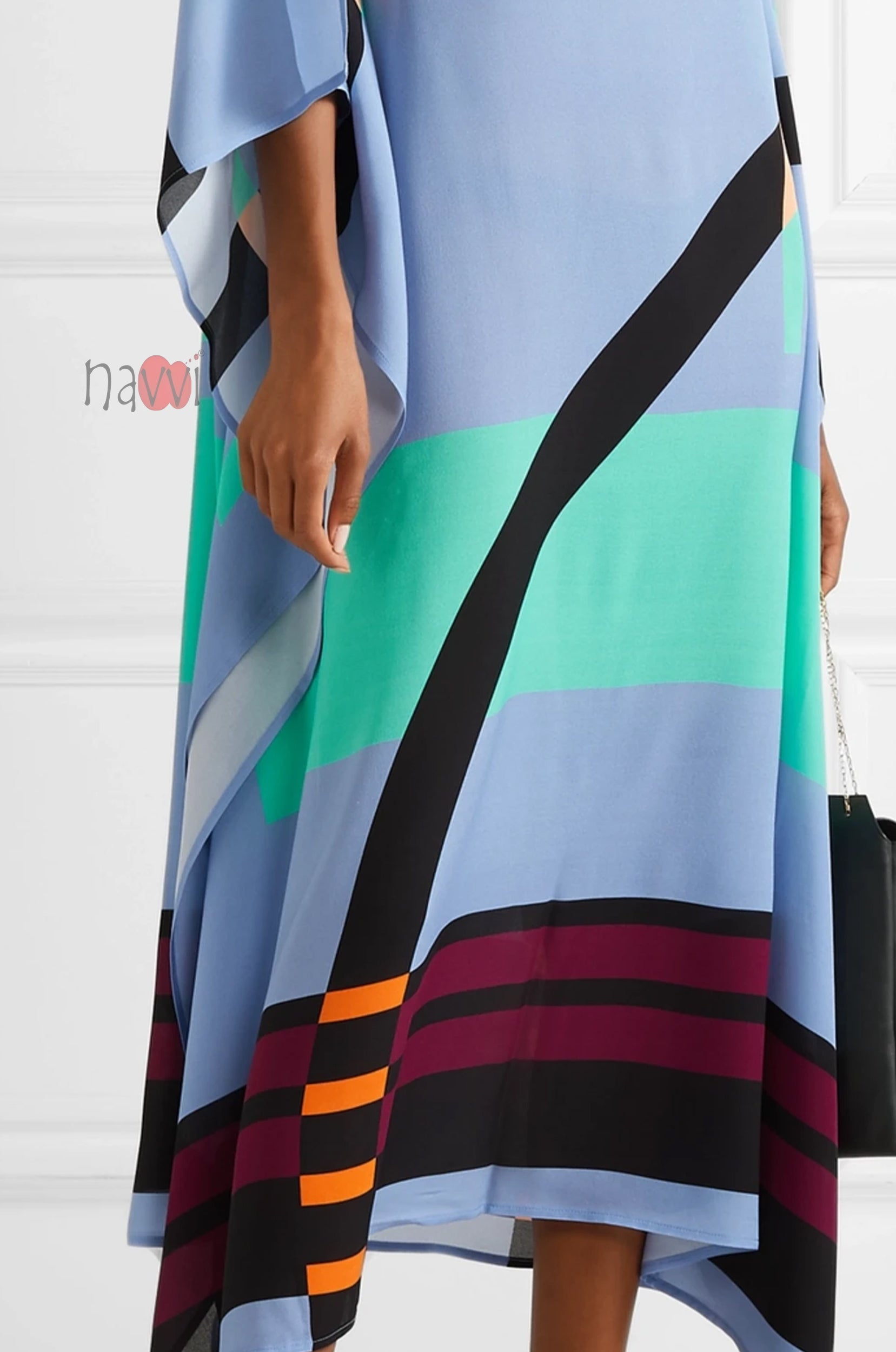Ocean Breeze Silk Kaftan