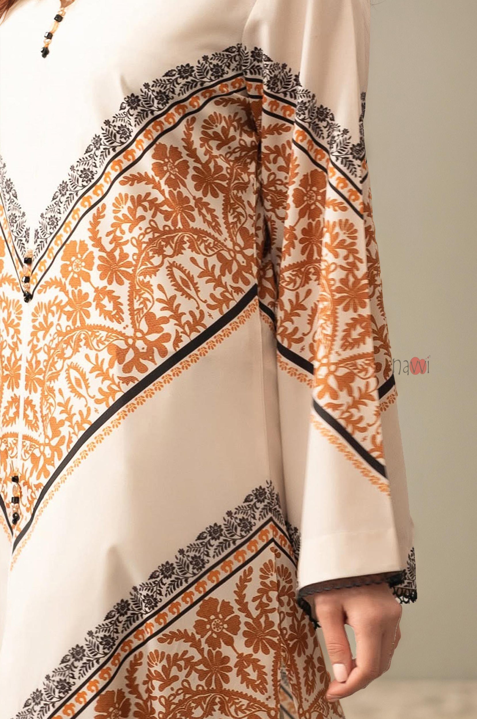 Women’s Printed V-Neck Co-ord Set