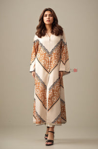 Women’s Printed V-Neck Co-ord Set