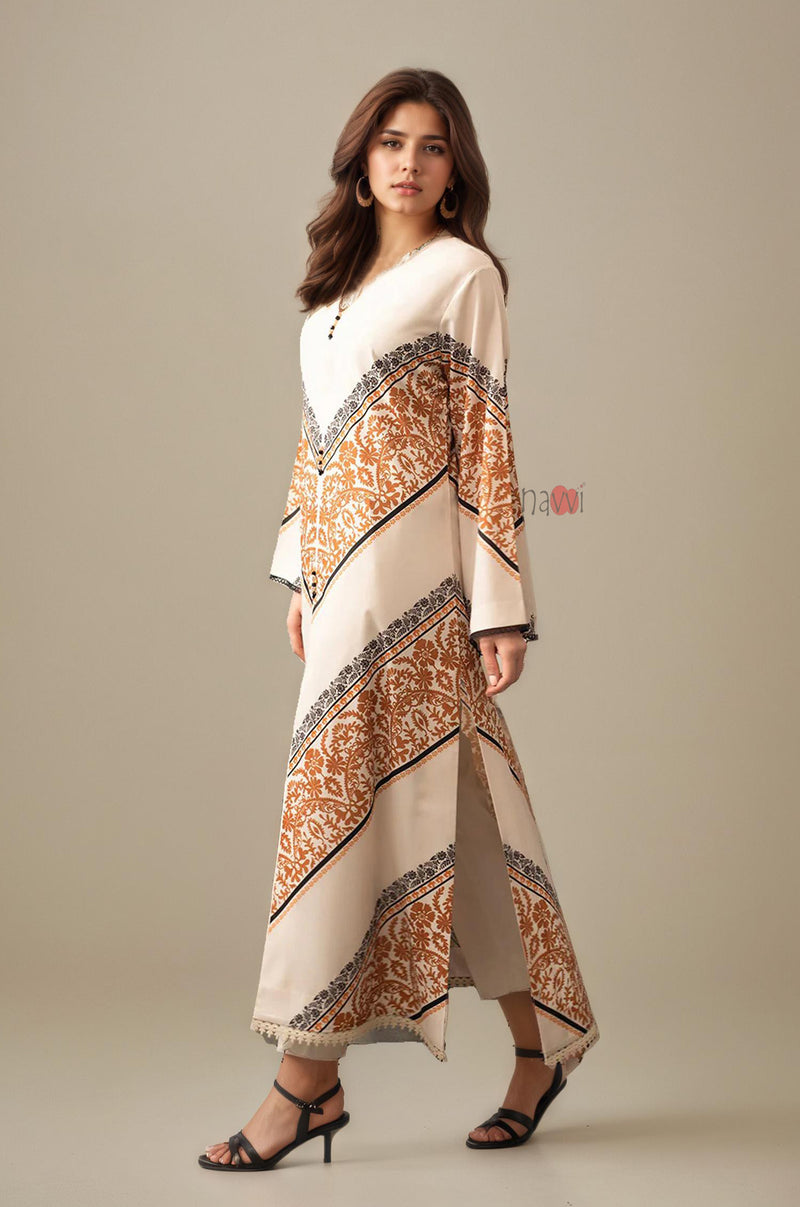 Women’s Printed V-Neck Co-ord Set