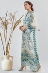 Ocean Veil Kaftan Dress - Navvi.in