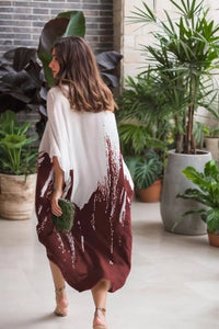 Ombre Print Casual Shirt Dress - Navvi.in