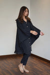 Oversized Black Co - ord Set - Navvi.in