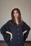Oversized Black Co - ord Set - Navvi.in