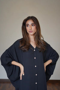 Oversized Black Co - ord Set - Navvi.in