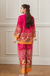Pink Aura Festive Co-ord Set
