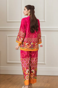 Pink Aura Festive Co-ord Set