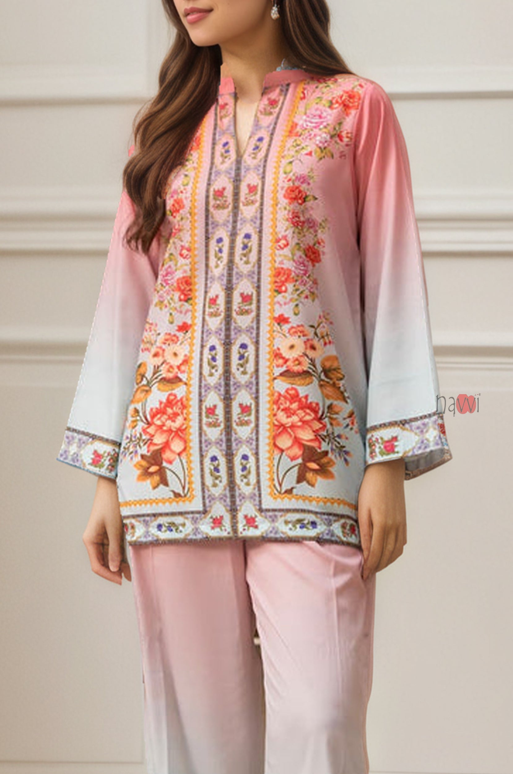Royal Radiance Floral Co-ord Set