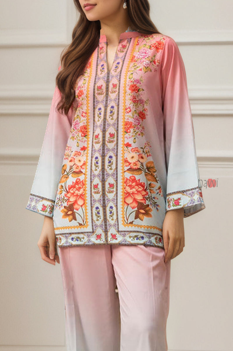 Royal Radiance Floral Co-ord Set