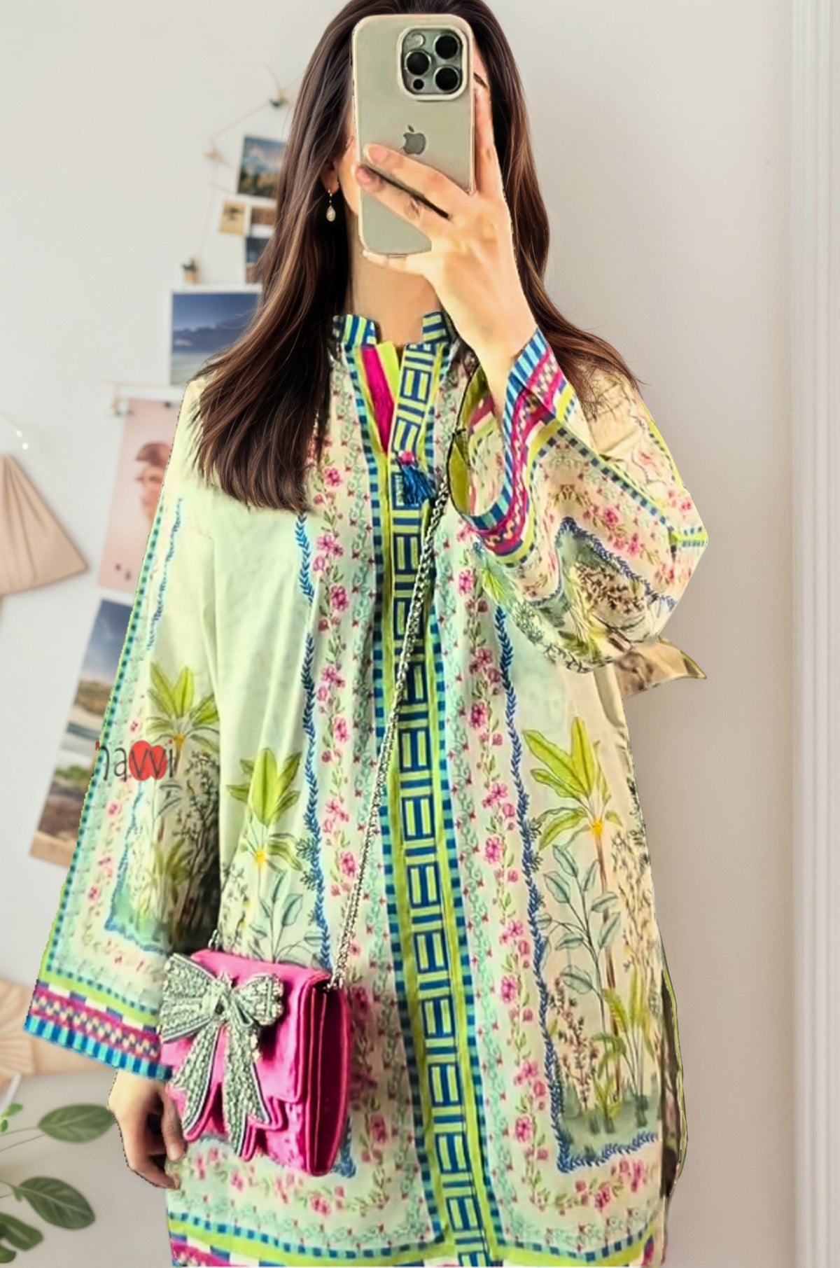 Palm Garden Printed Co - ord Set - Navvi.in