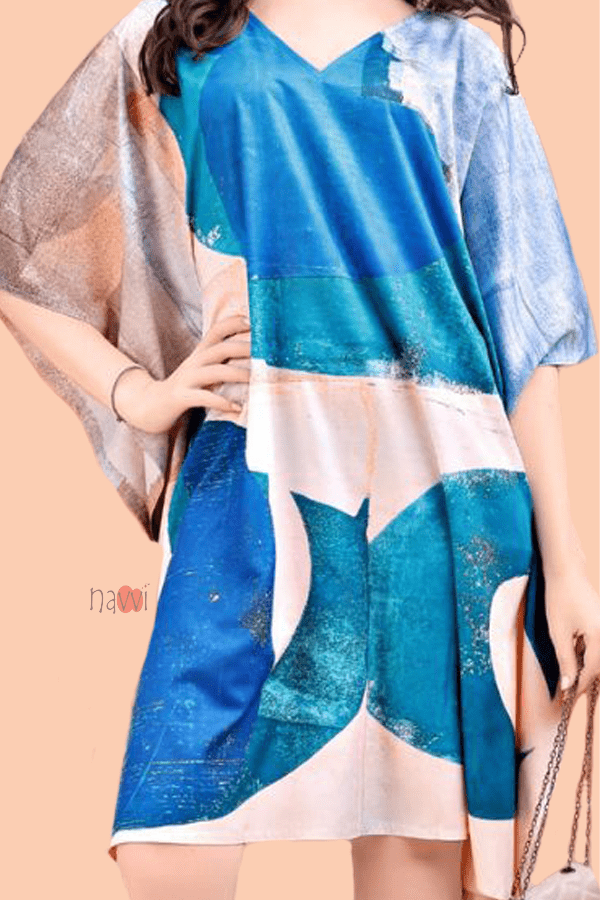 Pastel Flow Kaftan - Navvi.in