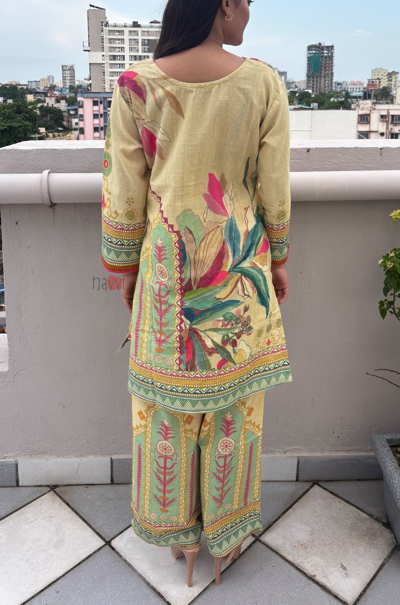 Pastel Paradise Co - ord Set - Navvi.in