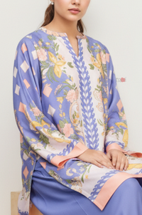 Modern Luxe Floral Kurta Pant Ensemble