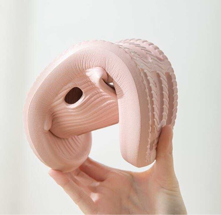 Pink Teddy Anti - slip Slippers - Navvi.in