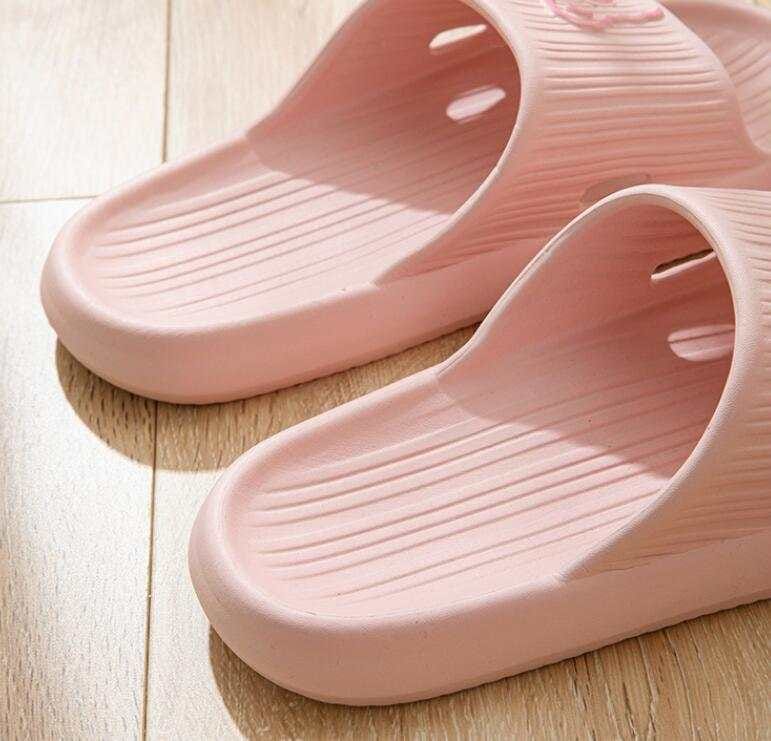 Pink Teddy Anti - slip Slippers - Navvi.in