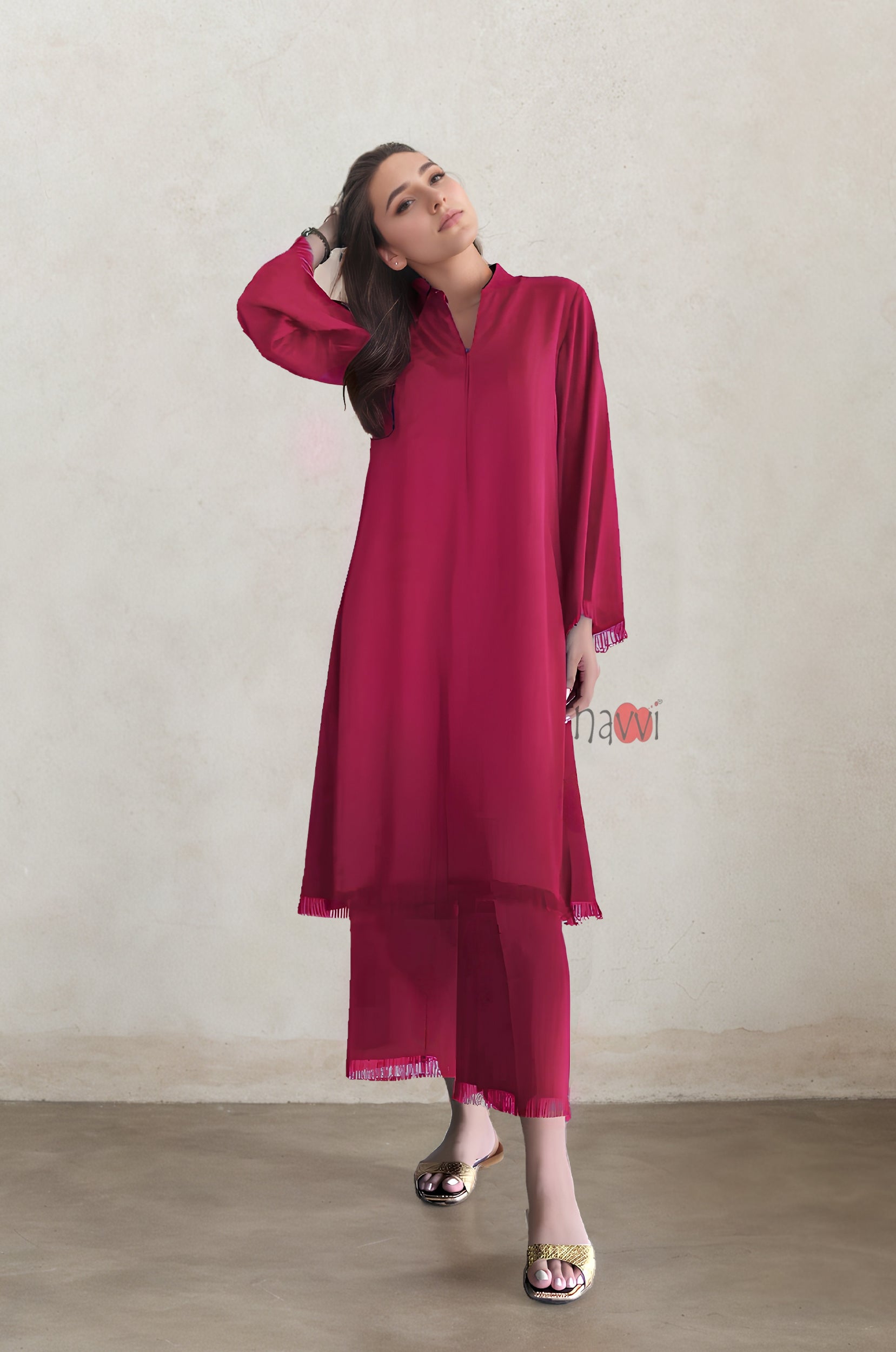 Pure Viscose Casa Blanca Coord Set