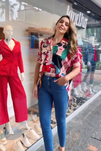 Pop Art Design Printed Shirt - Navvi.in