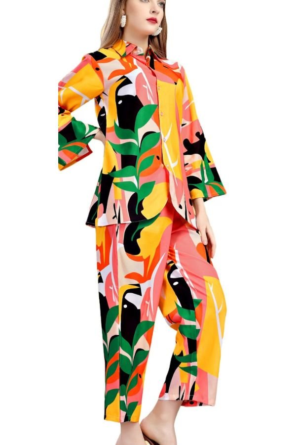 Printed Co - Ord Set - Navvi.in