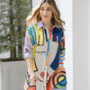 Printed Long Shirt - Navvi.in