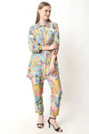 Pure Muslin Embellished Co - ord Set - Navvi.in