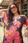 Pure Muslin Embroidered Kurta Set - Navvi.in