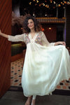 Pure Muslin Embroidered Tunic With Lace - Navvi.in