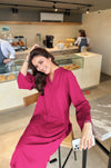 Pure Viscose Casa Blanca Coord Set - Navvi.in