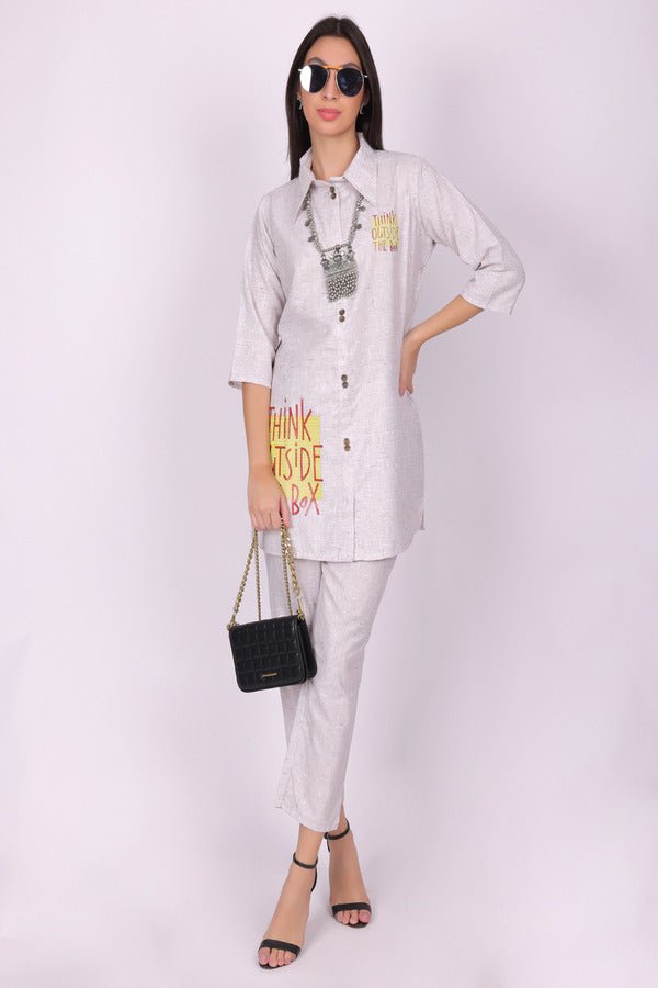 Quirky Slogan Co - ord Set - Navvi.in