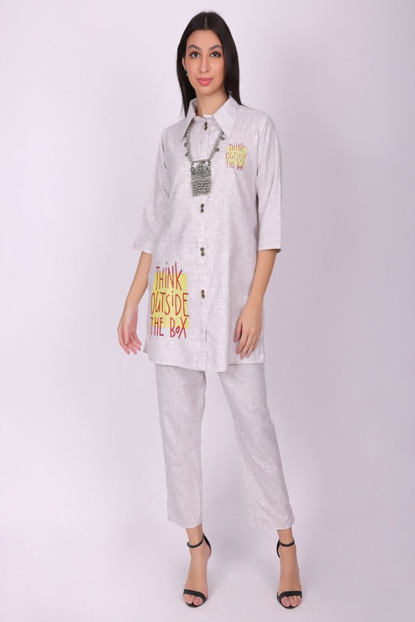 Quirky Slogan Co - ord Set - Navvi.in