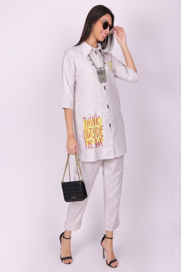 Quirky Slogan Co - ord Set - Navvi.in
